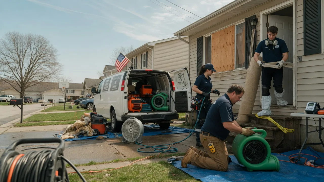 Water Damage Restoration in Burlington, WY near me